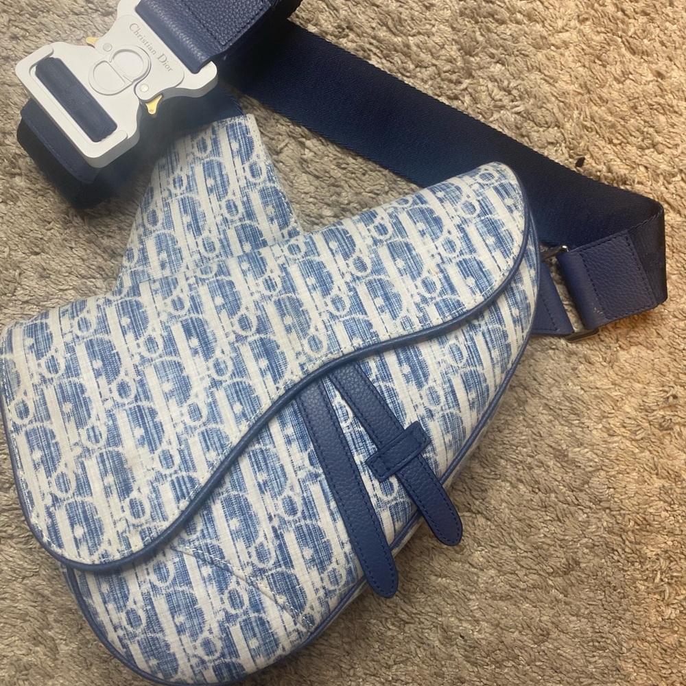 Christian Dior Oblique Canvas Mini Crossbody Bag